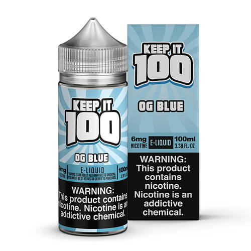 Keep It 100 E-Juice - OG Blue (Slushie) - 100ml
