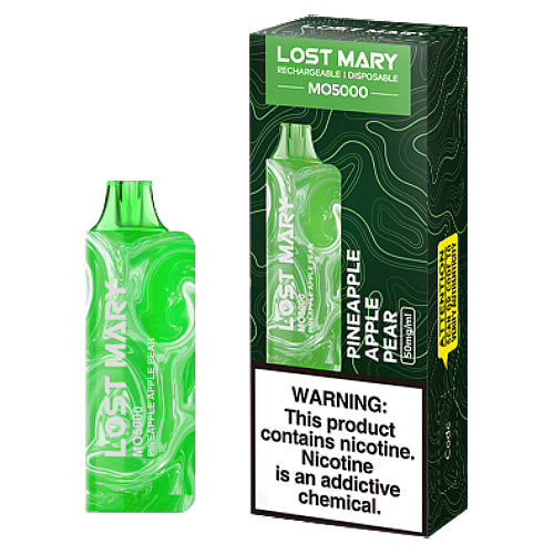 Lost Mary OS5000 - Disposable Vape Device - Pineapple Apple Pear - 5 Pack
