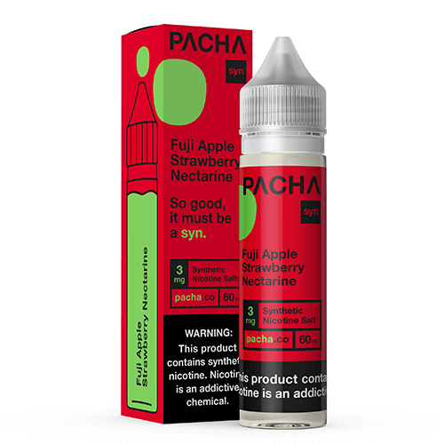 Pachamama E-Liquid Tobacco-Free - Fuji Apple Strawberry Nectarine - 60ml