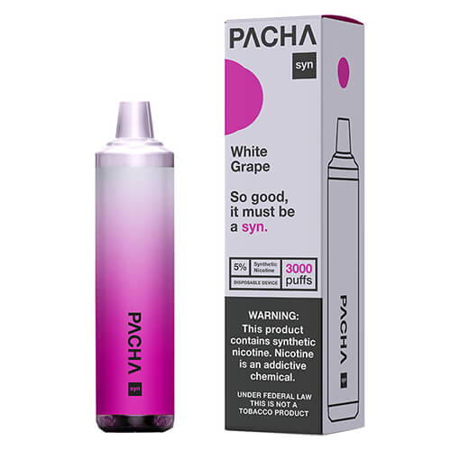 Pacha SYN - Disposable Vape Device - White Grape - 10 Pack