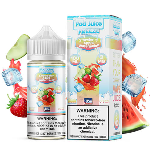 Pod Juice - Freeze Mango Strawberry App Watrmln - 100mL