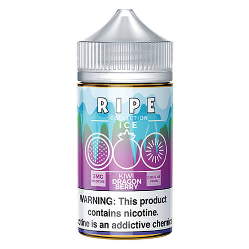 Ripe Collection on Ice by Vape 100 eJuice - Kiwi Dragon Berry on Ice - 100ml
