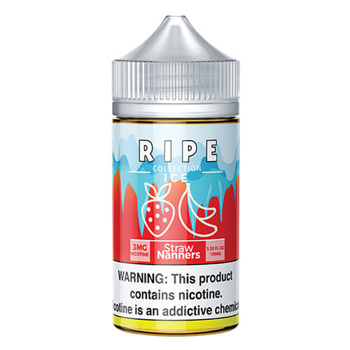Ripe Collection on Ice by Vape 100 eJuice - Straw Nanners on Ice - 100ml