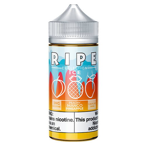 Ripe Collection on Ice by Vape 100 eJuice - Peachy Mango Pineapple On Ice - 100ml