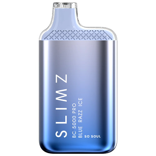 So Soul Slimz BC5000 - Disposable Vape Device - Blue Razz Ice (10 Pack)