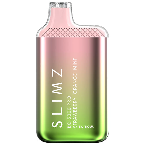 So Soul Slimz BC5000 - Disposable Vape Device - Strawberry Orange Mint (10 Pack)