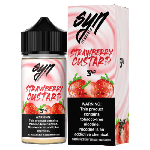 Syn E-Liquids - Strawberry Custard - 100ml