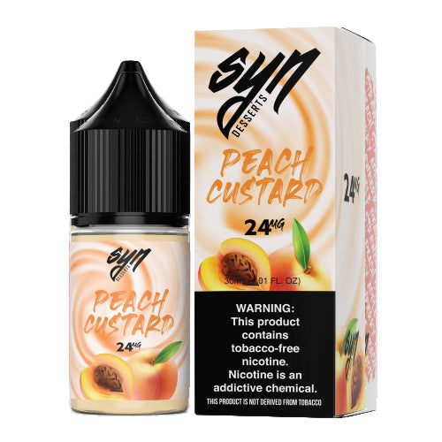 Syn E-Liquids SALTS - Peach Custard - 30ml