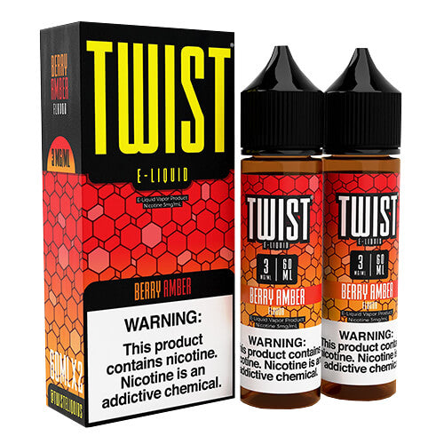 Twist E-Liquids - Berry Amber (Strawberry Honey Graham) - Twin Pack