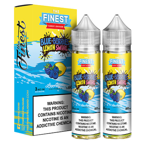 The Finest E-Liquid Synthetic - Blue-Berries Lemon Swirl - 2x60ml