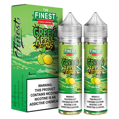 The Finest E-Liquid Synthetic - Green Apple Citrus - 2x60ml