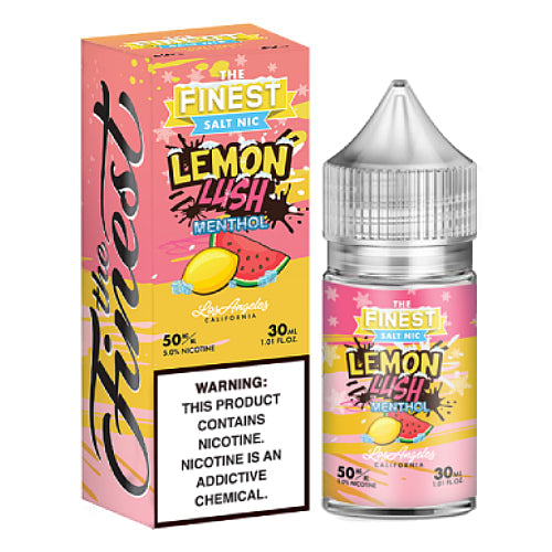 The Finest E-Liquid Synthetic SALTS - Lemon Lush Menthol - 30ml