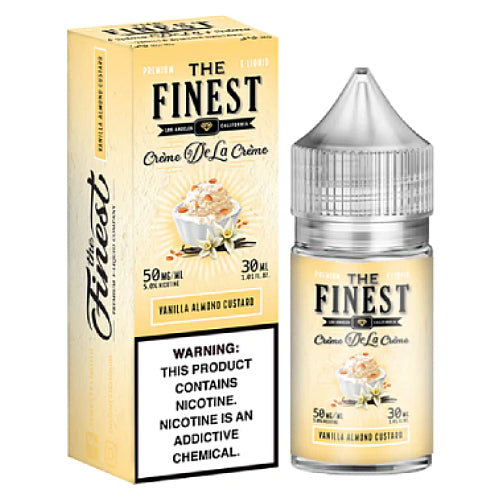 The Finest E-Liquid Synthetic SALTS - Vanilla Almond Custard - 30ml