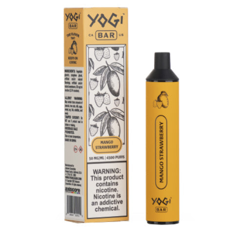 Yogi Bar - Disposable Vape Device - Mango Strawberry - 10 Pack