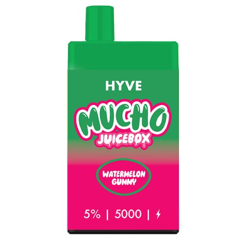 Hyve 5K x MUCHO JuiceBox - Disposable Vape Device - Watermelon Gummy (5 Pack)