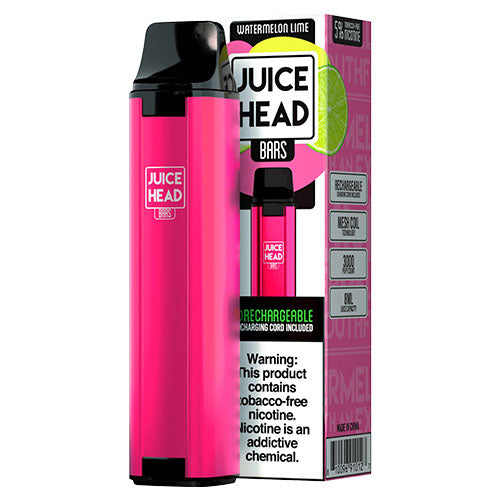 Juice Head Bar ZTN - Diposable Vape Device - Watermelon Lime - 10 Pack