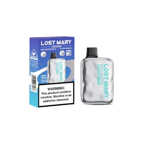 Lost Mary OS5000 Luster Edition - Disposable Vape Device - Berry Crush Ice - 10 Pack