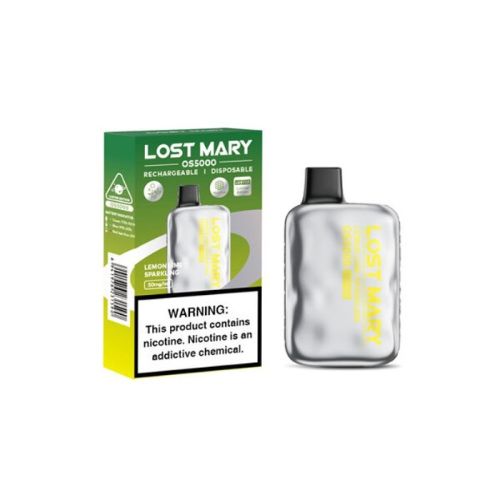 Lost Mary OS5000 Luster Edition - Disposable Vape Device - Lemon Lime Sparkling - 10 Pack