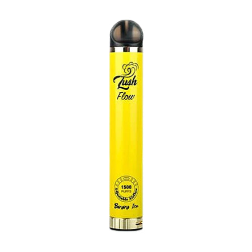 Lush 1500 Flow - Disposable Vape Device - Banana Ice - 10 Pack