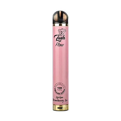 Lush 1500 Flow - Disposable Vape Device - Lychee Strawberry Ice - 10 Pack