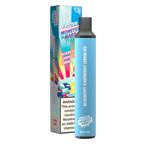 Monster Bars XL NTN - Disposable Vape Device - BlueRaspLemIce - 10 Pack