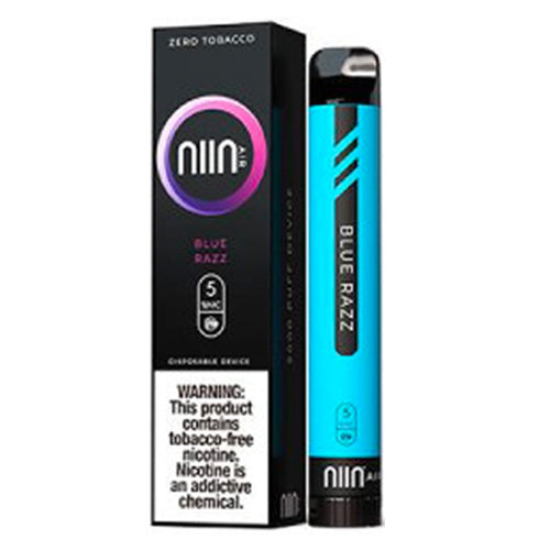 NIIN Air TFN - Disposable Vape Device - Blue Razz - 10 Pack
